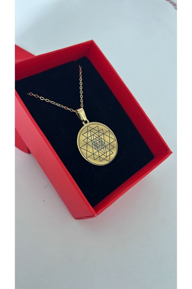 Sri yantra şifa kolyesi