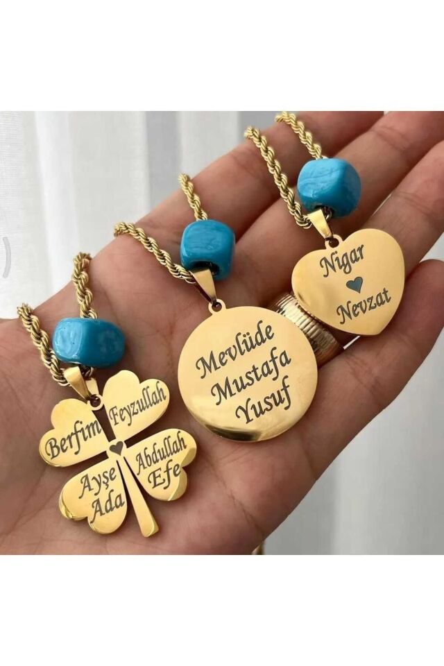 YUVARLAK İSİMLİ KOLYE