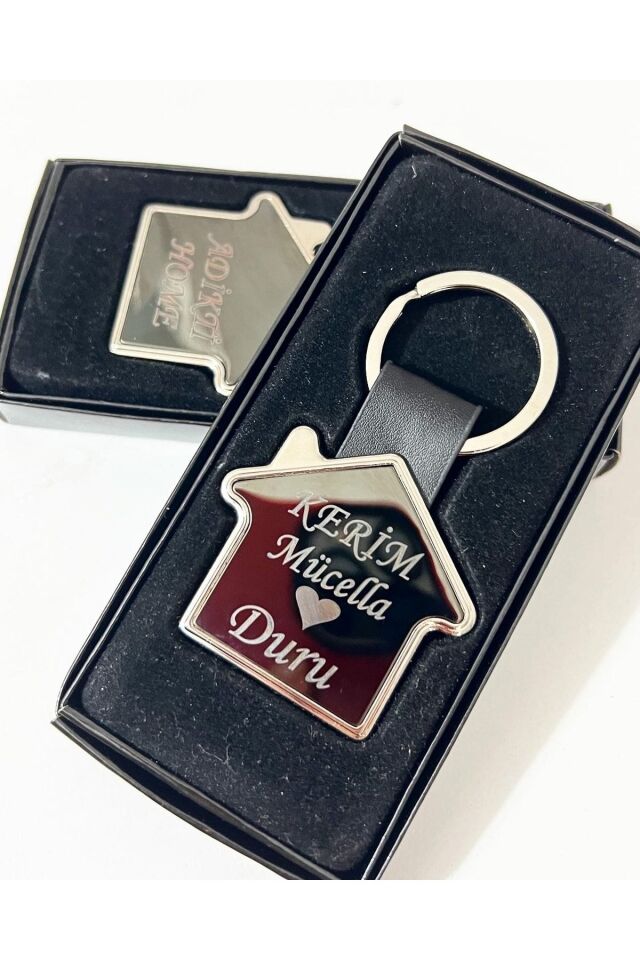 Ev Model Anahtarlik Kisiye Özel Anahtarlık